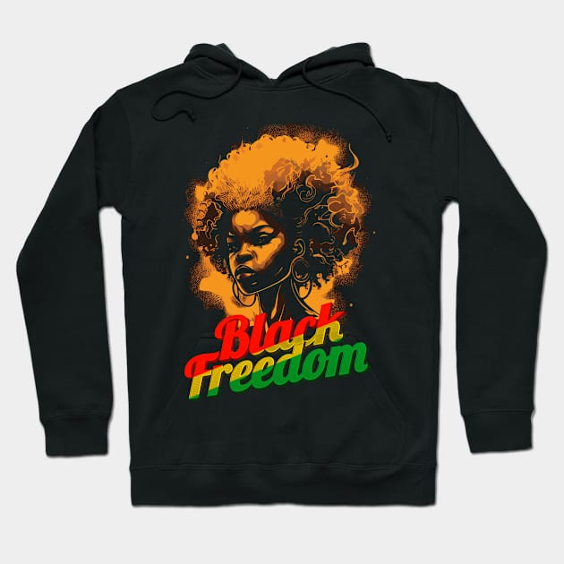 Juneteenth Celebrating Black Freedom 1865 Hoodie by MintaApparel